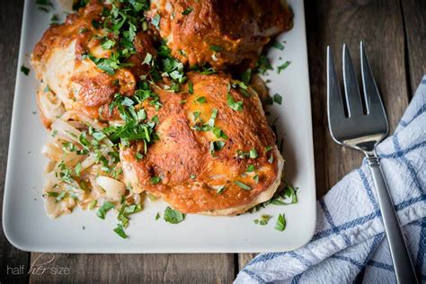 easiest-healthy-baked-chicken-marinara-half-her-size image