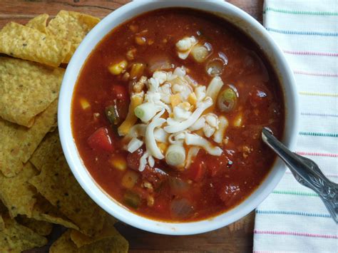 slow-cooker-chicken-taco-soup-drizzle-me-skinny image
