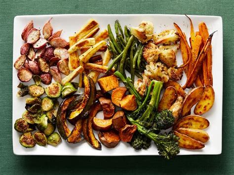 how-to-roast-thanksgiving-vegetables-food-network image