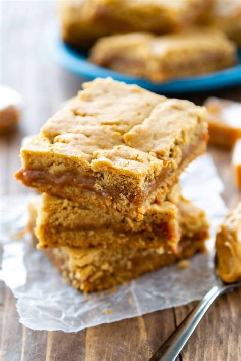 caramel-peanut-butter-cookie-bars-crazy-for-crust image