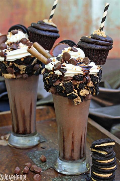 epic-chocolate-peanut-butter-milkshakes-sugarhero image