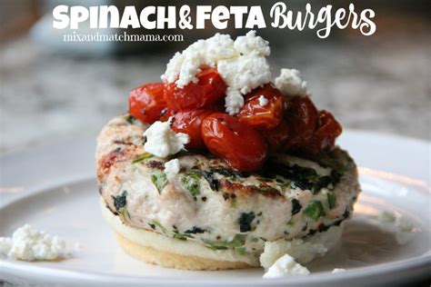 spinach-feta-burgers-recipe-mix-and-match-mama image