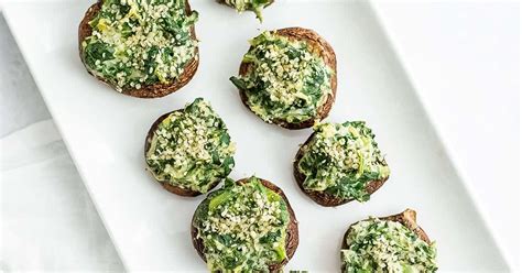 spinach-artichoke-stuffed-mushrooms-bites-of-wellness image