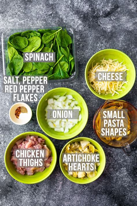 one-pot-spinach-artichoke-pasta-sweet-peas-and-saffron image