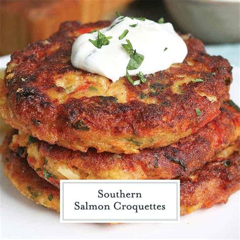 easy-southern-salmon-croquettes-recipe-fried image