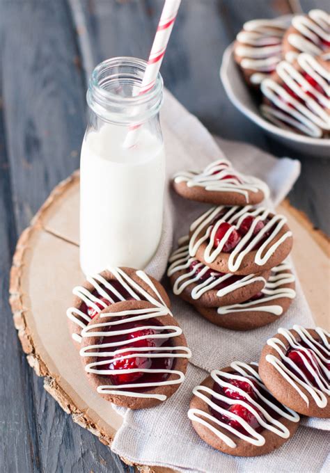 chocolate-cherry-meltaway-thumbprint-cookies-the image