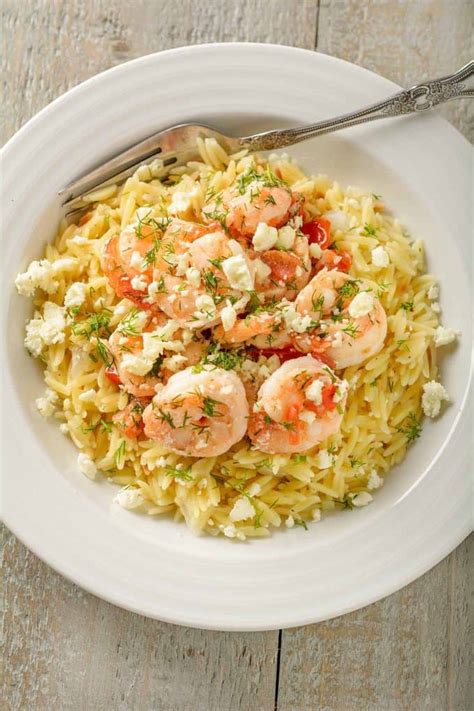 sauted-shrimp-with-orzo-mygourmetconnection image