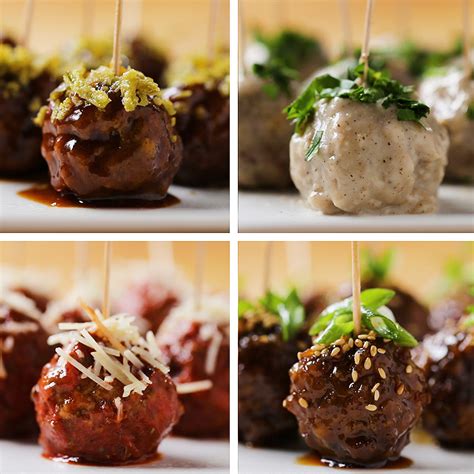party-meatballs-4-ways-recipes-tasty image