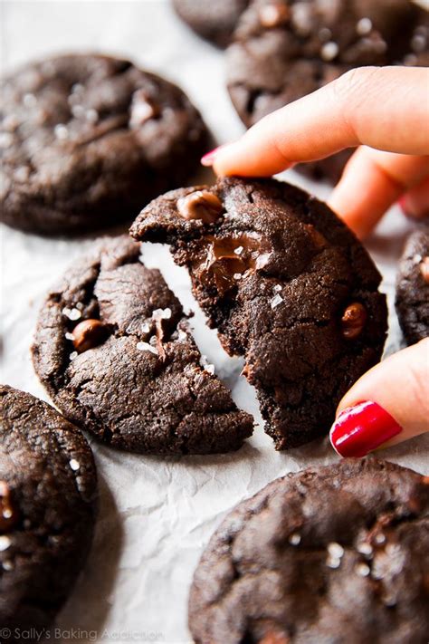 salted-dark-chocolate-cookies-sallys-baking-addiction image