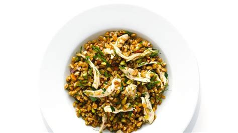 chicken-salad-with-grains-and-pistachios-recipe-bon image