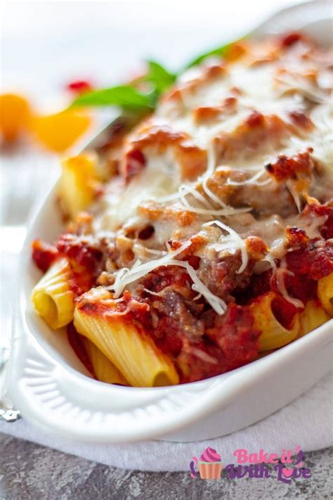 best-baked-rigatoni-with-crumbled-italian-sausage image