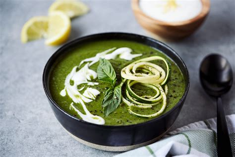 chilled-zucchini-basil-soup-with-lemon-garlic-cream image