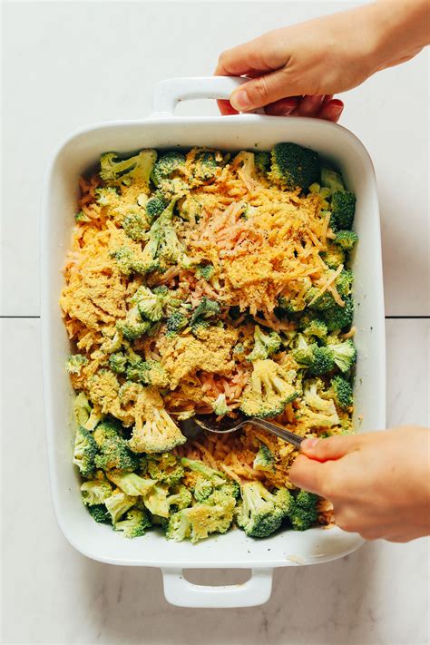 cheesy-broccoli-hashbrown-bake-oil-free-minimalist image