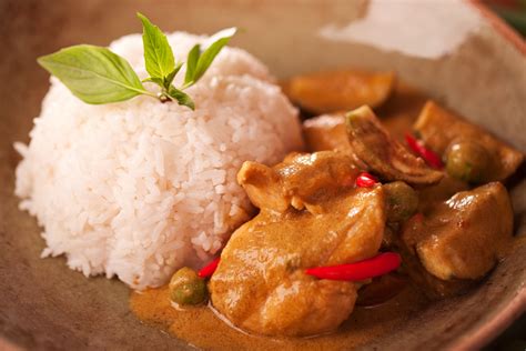 thai-curry-chicken-with-jasmine-rice image
