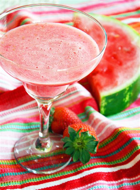 watermelon-strawberry-and-banana-smoothie-the image