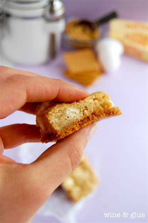 white-chocolate-graham-cracker-crusted-blondies image