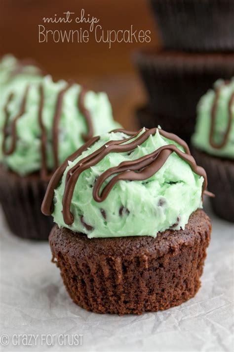 mint-chip-brownie-cupcakes-crazy-for-crust image