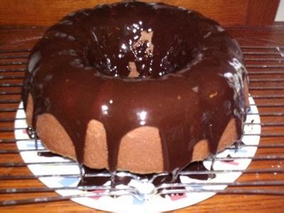 chocolate-pound-cake-with-fudge-glaze image