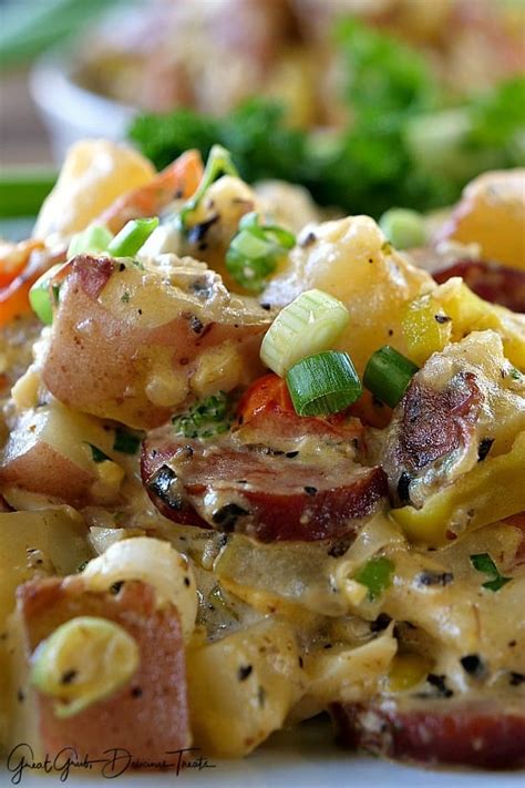 kielbasa-potato-salad-great-grub-delicious-treats image