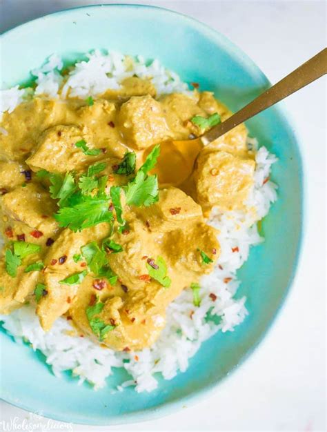 slow-cooker-chicken-korma-wholesomelicious image