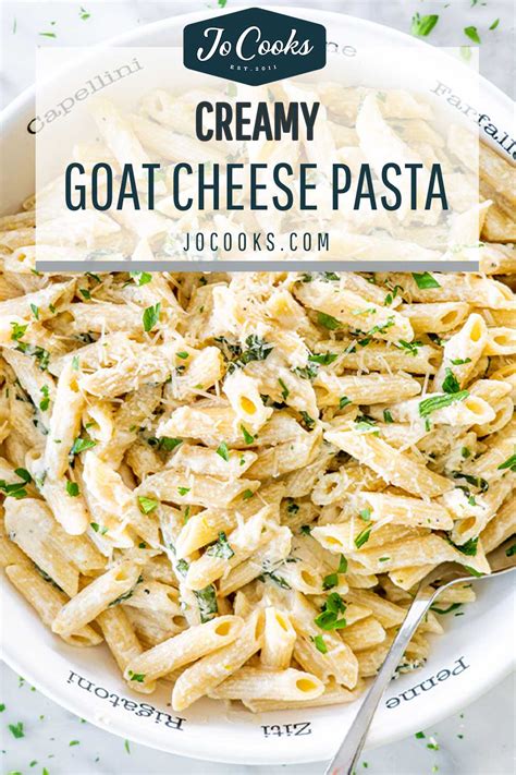 creamy-goat-cheese-pasta-jo-cooks image