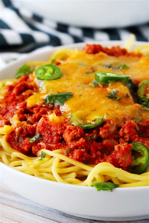 easy-mexican-spaghetti-recipe-the-anthony-kitchen image