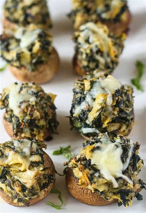 spinach-artichoke-stuffed-mushrooms-everyday-eileen image