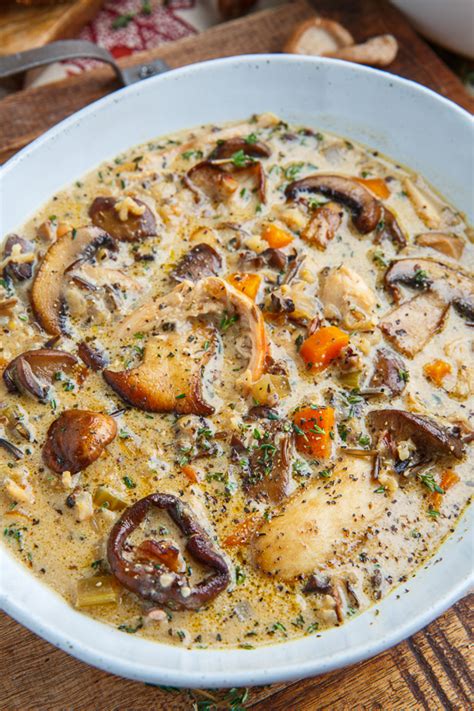 creamy-mushroom-chicken-and-wild-rice-soup image
