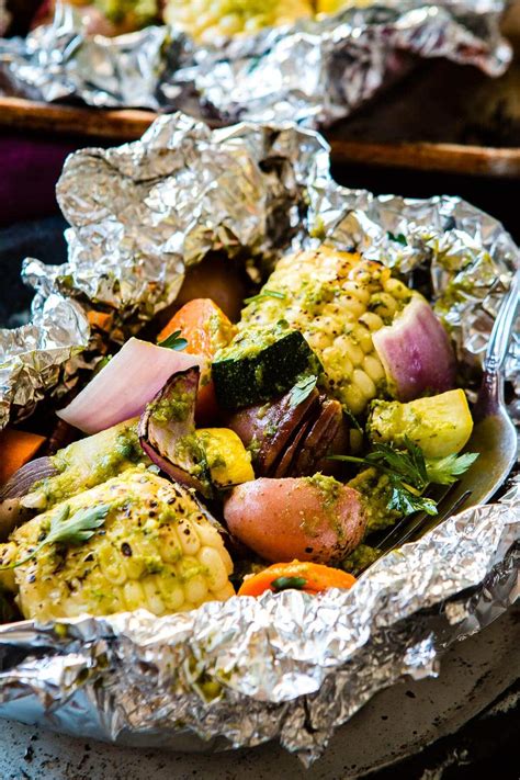 pesto-butter-veggie-foil-packets-for-the-grill-oh image
