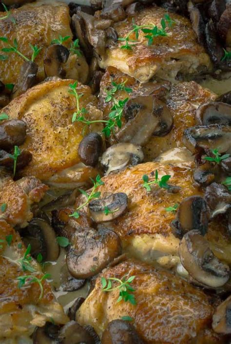 crispy-roasted-chicken-with-mushrooms-and-cream image