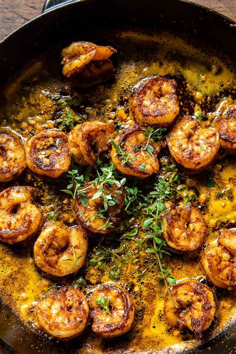 spicy-garlic-lemon-butter-shrimp-half-baked-harvest image