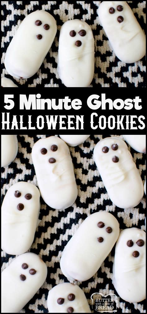 3-ingredient-easy-ghost-halloween-cookies image