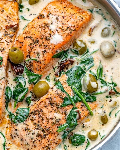 easy-and-creamy-tuscan-salmon-recipe-healthy-fitness image