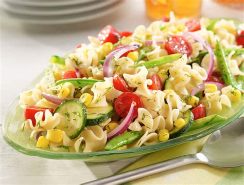 fresh-garden-pasta-salad-with-dill-vinaigrette-land-olakes image