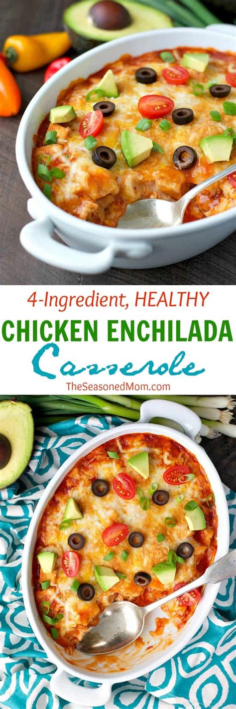 easy-chicken-enchilada-casserole-4-ingredients-the image