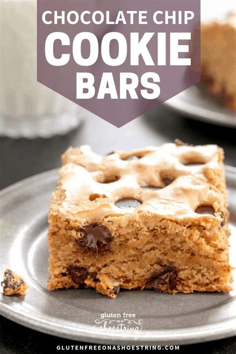 gluten-free-chocolate-chip-cookie-bars-thick-chewy image
