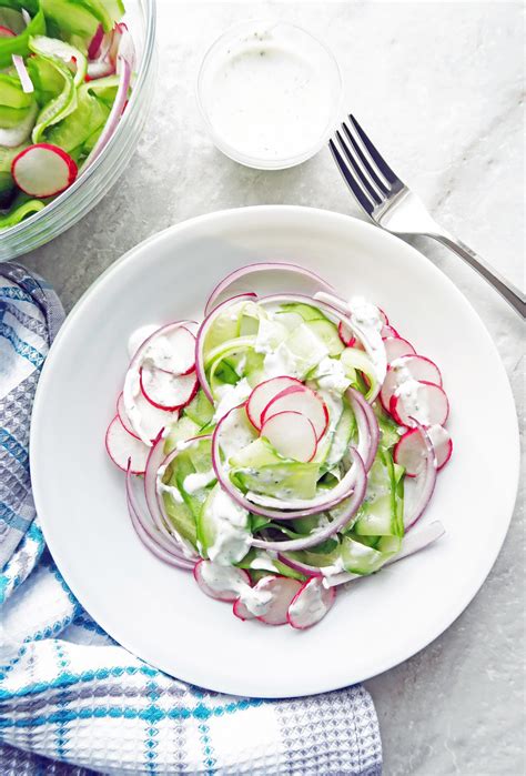 shaved-cucumber-salad-with-lime-mint-yogurt image