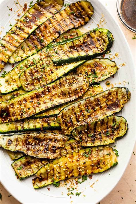 perfect-grilled-zucchini-recipe-with-glaze-diethood image