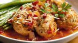 moroccan-turkey-meatballs-with-spiced-tomato-sauce image