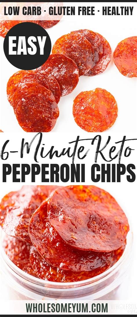 baked-keto-pepperoni-chips-wholesome-yum image