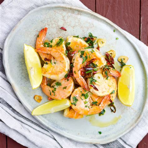 5-minutes-tiger-prawns-with-garlic-chili-and-parsley image