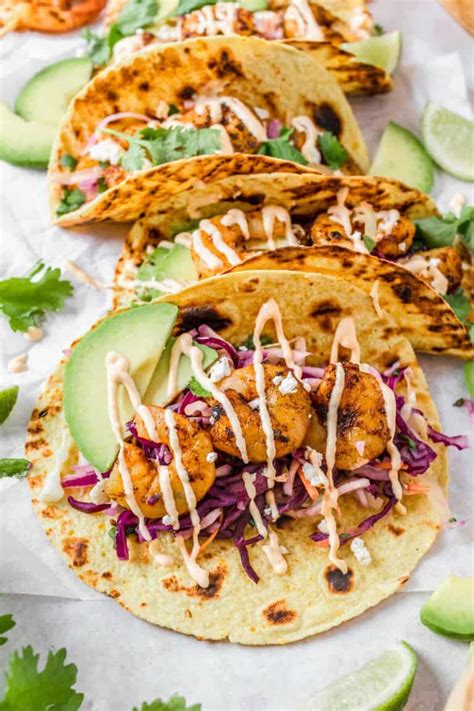 easy-shrimp-tacos-recipe-with-cabbage-slaw-the image