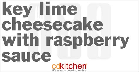 key-lime-cheesecake-with-raspberry-sauce image