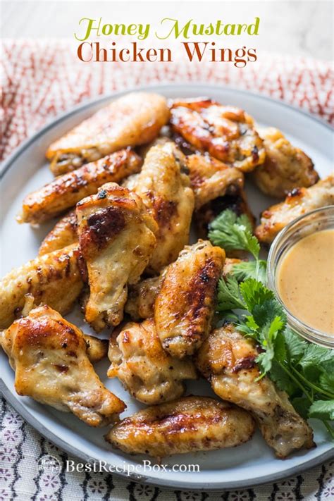honey-mustard-chicken-wings-best-recipe-box image