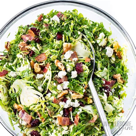kale-and-brussels-sprout-salad-recipe-with-bacon image