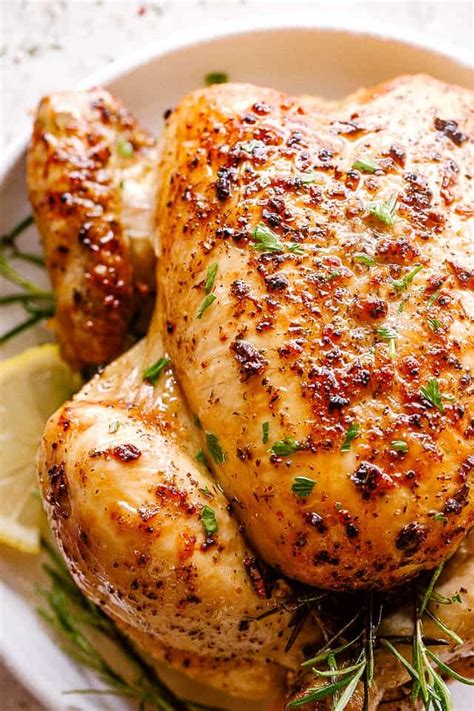 easy-roast-chicken-recipe-infused-with-garlic-butter image