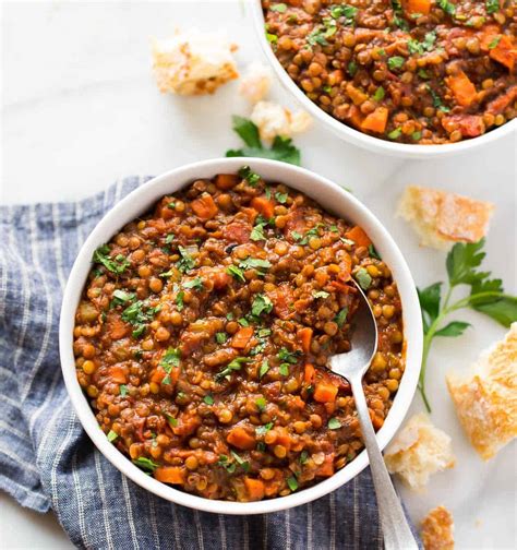 instant-pot-lentil-soup-quick-and-easy-prep-wellplatedcom image