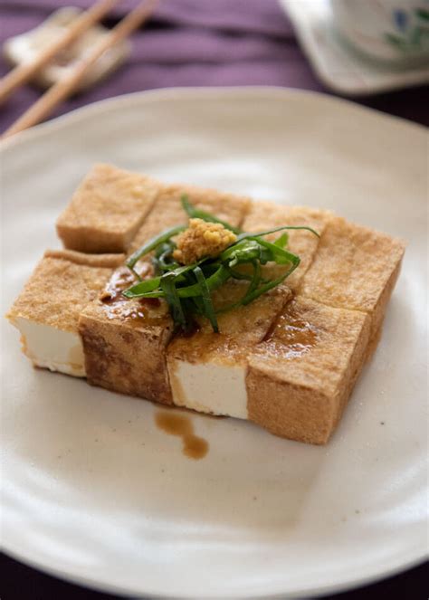 home-made-atsuage-deep-fried-tofu-recipetin-japan image