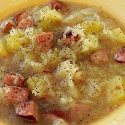 polish-sausage-and-cabbage-soup-crock-pot image