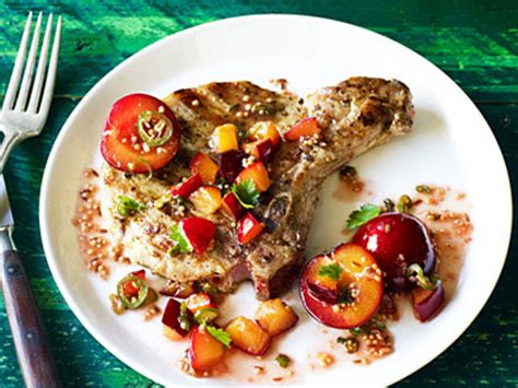 grilled-pork-chops-with-fresh-plum-chutney image